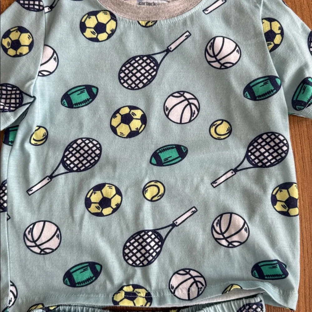 Toddler boys Carter’s sports pajamas set, size 3T